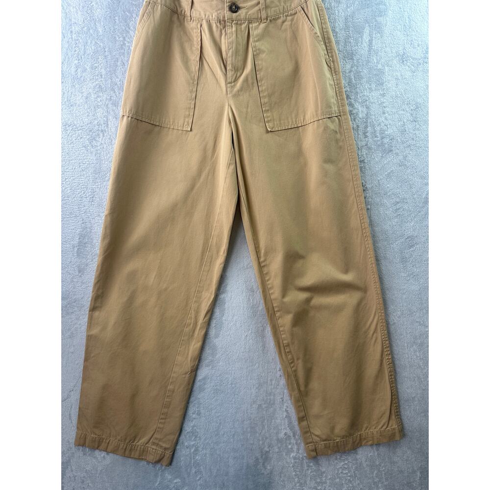 Who What Wear High Rise Wide Leg Chino Pants Tan - Size 4 - Utility Style - Picture 5 of 8